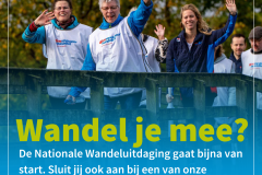 Wandelbegeleider bij Nationale Wandeluitdaging