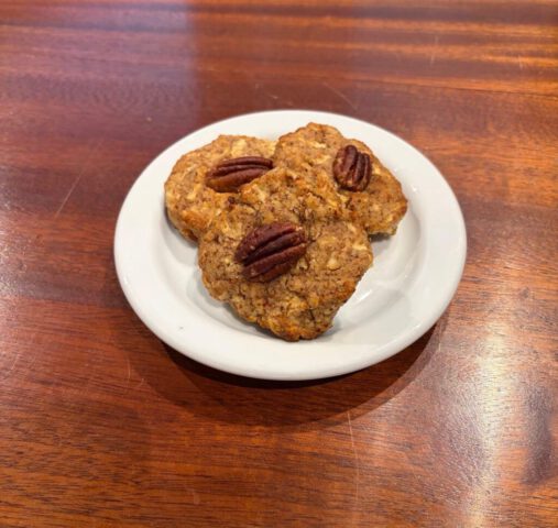 Fruitkoekjes met 5 minuten in de oven, zonder toegevoegde suiker en heel lekker!